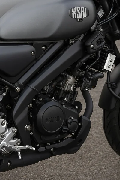 Yamaha XSR 155 Engine Close-Up – Liquid-Cooled 155cc Motor and Design Details