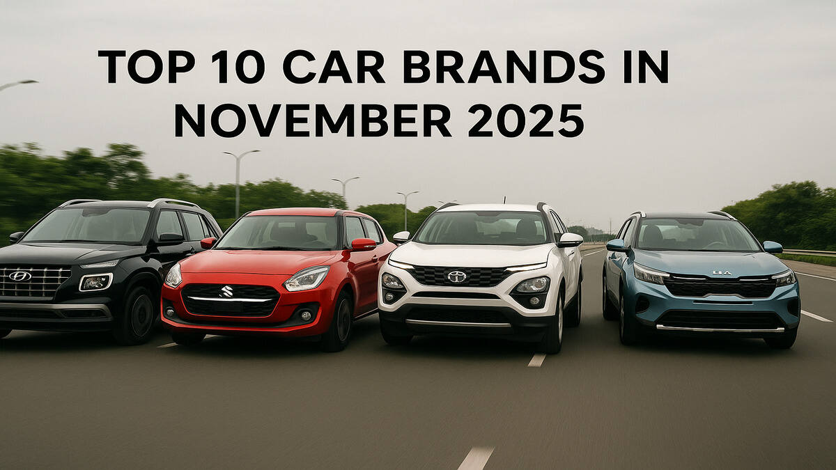 Top 10 Car Brands in November 2025